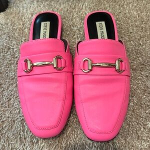 Steve Madden Kacy Pink Neon Mules